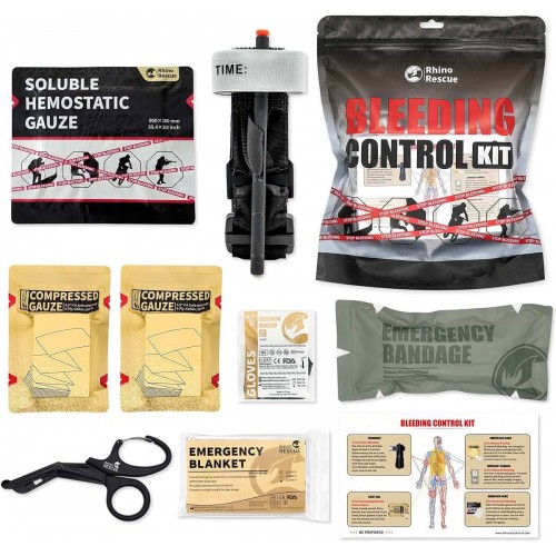 Комплект для остановки кровотечений «Bleeding Control Kit» Rhino Rescue в Пензе