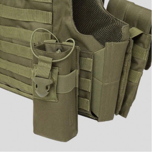 Тактический разгрузочный жилет «5 / пять карманов» с подсумками Tactical Molle Plate Carrier для съемных бронепластин в Пензе